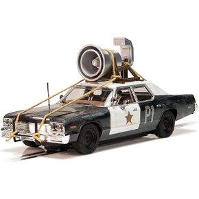 Scalextric Blues Brothers Bluesmobile Dodge Monaco Police Car with PA Speaker 1:32 Slot Race Car C4322