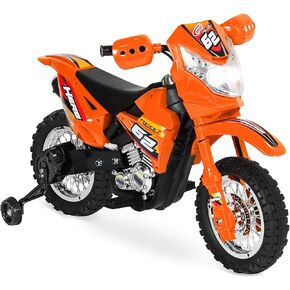 أفضل المنتجات المختارة للأطفال 6 فولت للركوب على دراجة نارية مع إطارات مداس، ومصابيح أمامية تعمل، وسرعة قصوى تبلغ 2 ميل في الساعة، وعجلات تدريب، وأصوات واقعية، وموسيقى، وشاحن بطارية - أحمر in Kuwait