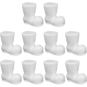 10 قطعة عيد الميلاد الحرفية رغوة الأحذية الأحذية عيد الميلاد الحلي الأبيض رغوة الأحذية فن الديكور Craft بها بنفسك الحرفية عيد الميلاد حفلة الحسنات 9 سنتيمتر in Kuwait