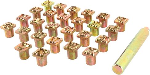 27pcs Craft Tools Standard Alphabet Stamp Punch Set 1/2" (13 mm) A-Z Leather Craft Stamping Tool (1/2 Inch) in Saudi Arabia