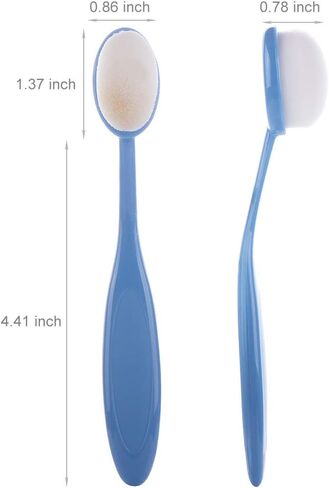 مجموعة فرش مزج الحبر الحرفي من 10 قطع ملونة متعددة الاستخدامات ومقابض مرمزة بالألوان (مجموعتان رينبو 4) in Kuwait