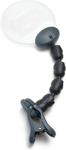 Carson BoaMag 2.5x LED Lighted Flexible Neck Magnifier and Flashlight (SM-22) in Saudi Arabia