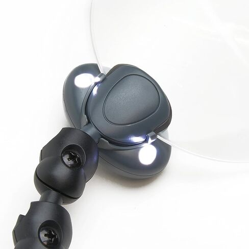Carson BoaMag 2.5x LED Lighted Flexible Neck Magnifier and Flashlight (SM-22) in Saudi Arabia