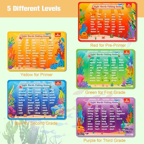 IKUKUER 456 قطعة خشبية لصيد الأسماك الكلمات لعبة اللعب في وقت مبكر مونتيسوري التعلم البصر الكلمات الأبجدية الأسماك اصطياد لغز ألعاب اللعب in Kuwait