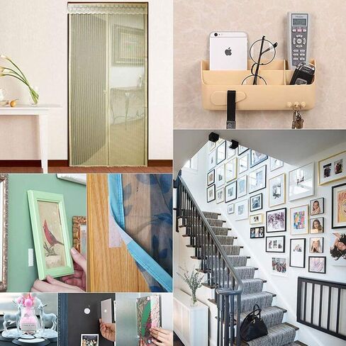 16.5Ft x 1 Inch Self Adhesive Strips, Heavy Duty Strong Back Sticky Fastening Tape,Nylon Fabric Fastener Mounting Tapes for Sewing, Crafting,DIY- Indoor or Outdoor Use (White) in Saudi Arabia