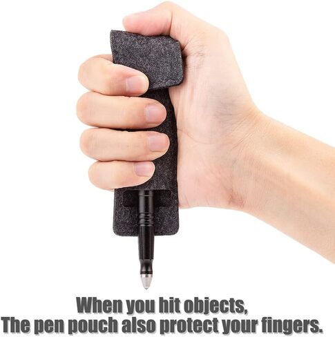 قلم يوجلوري التكتيكي قابل لإعادة التعبئة باللون الأسود، دفاع عن النفس مع كاسر زجاجي للطوارئ للنساء والرجال، حقيبة وصندوق مجاني (أخضر نعناعي) in Kuwait