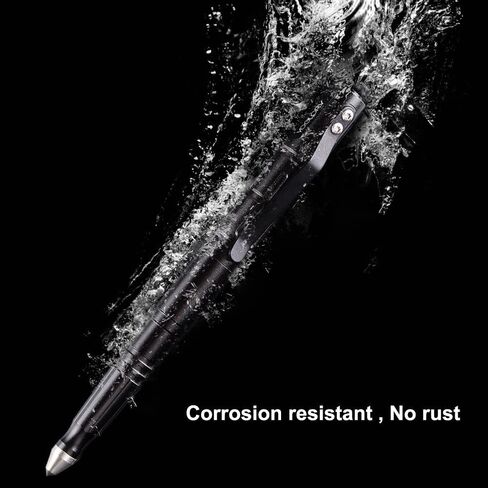 قلم يوجلوري التكتيكي قابل لإعادة التعبئة باللون الأسود، دفاع عن النفس مع كاسر زجاجي للطوارئ للنساء والرجال، حقيبة وصندوق مجاني (أخضر نعناعي) in Kuwait