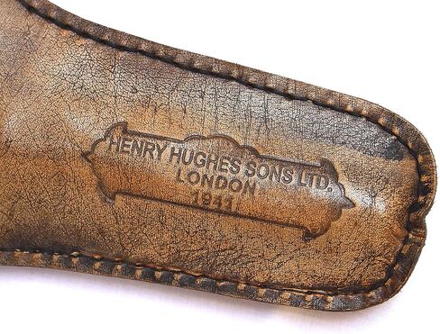Antique Henry London Marine Handheld Magnifying Glass Astrologers Leather Case Brass Instrument Map or Coin Reading Lens Brown Vintage Magnifier in Kuwait