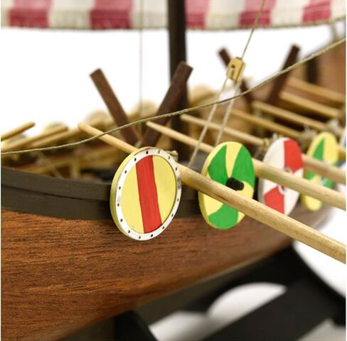 Artesanía Latina - مجموعة نماذج السفن الخشبية - المراكب الشراعية الشمالية، Drakkar Viking - موديل 19001N، مقياس 1:75 - نماذج للتجميع - مستوى البدء in Kuwait