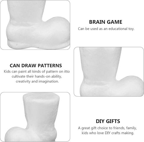 10 قطعة عيد الميلاد الحرفية رغوة الأحذية الأحذية عيد الميلاد الحلي الأبيض رغوة الأحذية فن الديكور Craft بها بنفسك الحرفية عيد الميلاد حفلة الحسنات 9 سنتيمتر in Kuwait