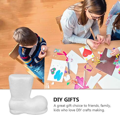 10 قطعة عيد الميلاد الحرفية رغوة الأحذية الأحذية عيد الميلاد الحلي الأبيض رغوة الأحذية فن الديكور Craft بها بنفسك الحرفية عيد الميلاد حفلة الحسنات 9 سنتيمتر in Kuwait