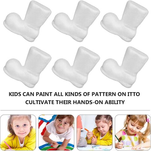 10 قطعة عيد الميلاد الحرفية رغوة الأحذية الأحذية عيد الميلاد الحلي الأبيض رغوة الأحذية فن الديكور Craft بها بنفسك الحرفية عيد الميلاد حفلة الحسنات 9 سنتيمتر in Kuwait