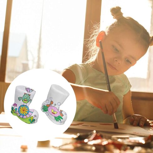 10 قطعة عيد الميلاد الحرفية رغوة الأحذية الأحذية عيد الميلاد الحلي الأبيض رغوة الأحذية فن الديكور Craft بها بنفسك الحرفية عيد الميلاد حفلة الحسنات 9 سنتيمتر in Kuwait