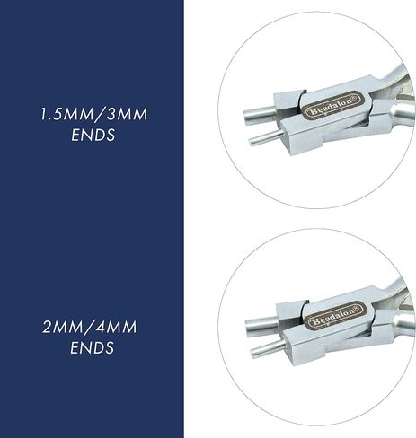 Beadalon Memory Wire Finishing Pliers, 1.55 mm and 3 mm size - Wire Looping Jewelry Tool in Kuwait