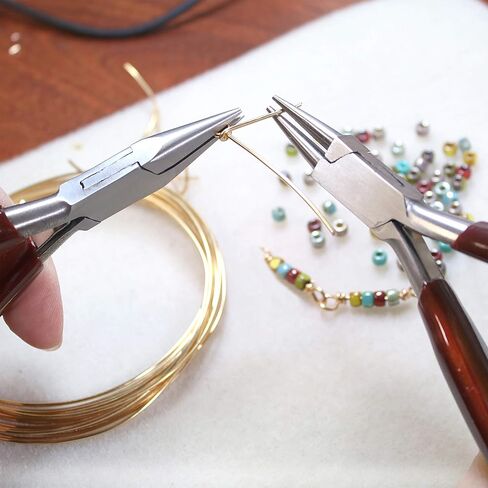 The Beadsmith Flush Cutter - سلسلة مريحة كاجوال - 5.25 بوصة (133 مم) - شفرات من كربيد التنجستين، مقبض مريح وزنبرك مزدوج الأوراق، تصميم أوروبي وجودة، أداة لصنع المجوهرات in Kuwait