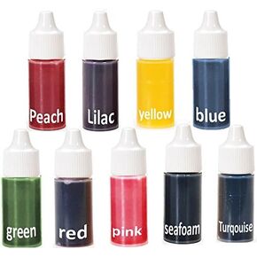 Liquid Bath Bomb Soap Dye - Natural soap Coloring Liquid Soap Colorant for DIY Bath Bomb soap Making Supplies Kit, Soap Color Craft, Slime Coloring, Handmade Soap Bath Bomb, 9 Colors, 0.30 Oz Each. in Kuwait