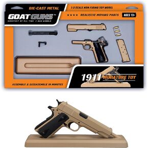 لعبة غوت غونز مصغرة نموذج 1911 كويوت | مجموعة بناء معدنية مصبوبة بمقياس 1:2.5 in Kuwait