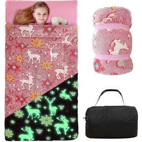 حقيبة نوم للأطفال على شكل ديناصور بلوي للأولاد والبنات تتوهج في حقيبة النوم الداكنة، سجادة قيلولة ناعمة من القطيفة للأطفال الصغار للعناية النهارية، سجادة نوم باللون الوردي والأحمر، مع حقيبة حمل in Kuwait