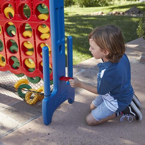 ECR4Kids Jumbo 4-To-Score with Mesh Net and Carry Bag, Giant Game, Assorted in Saudi Arabia