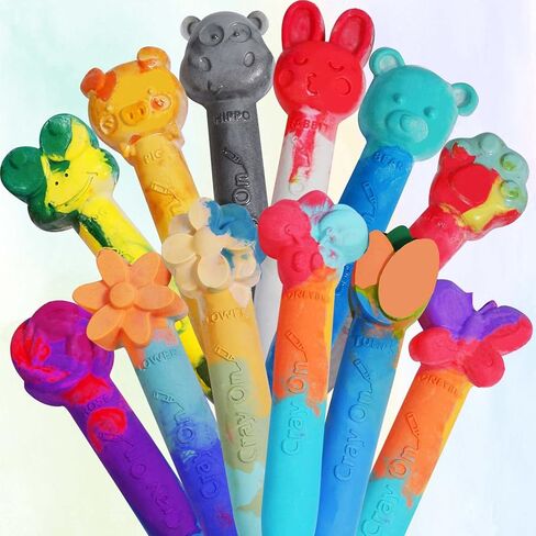 اوبرلي 4 عبوات من قوالب اعادة تدوير الشمع ثلاثية الابعاد، سيليكون ممتاز امن للاستخدام في الفرن، مثلث، حيوانات وزهور in Kuwait