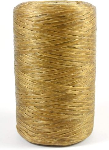 كولاي خيط غزال صناعي مسطح من البوليستر المشمع الطبيعي للخرز والجلد والحرف اليدوية والخياطة، خيوط طبيعية (5 طبقات، 300 ياردة او 900 قدم) in Kuwait