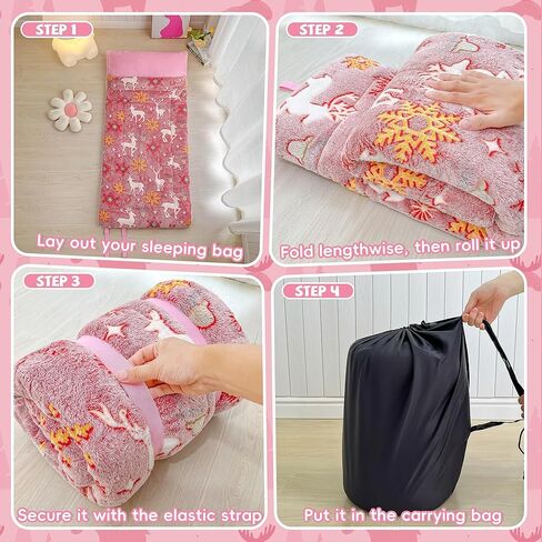 حقيبة نوم للأطفال على شكل ديناصور بلوي للأولاد والبنات تتوهج في حقيبة النوم الداكنة، سجادة قيلولة ناعمة من القطيفة للأطفال الصغار للعناية النهارية، سجادة نوم باللون الوردي والأحمر، مع حقيبة حمل in Kuwait