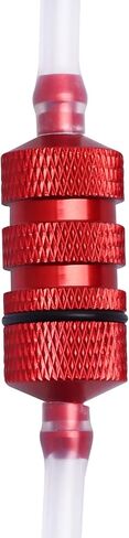 AllinRC RC Oil Filter Nitro Fuel Filter with Silicone Tubing for 1/8 1/10 Traxxas Redcat HSP Team Associated Racing Cars Airplane Red-Anodized in Saudi Arabia