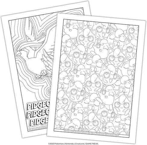 Pokemon 40 Page Advanced Coloring Book, Adult Coloring Bendon 54040 in Saudi Arabia