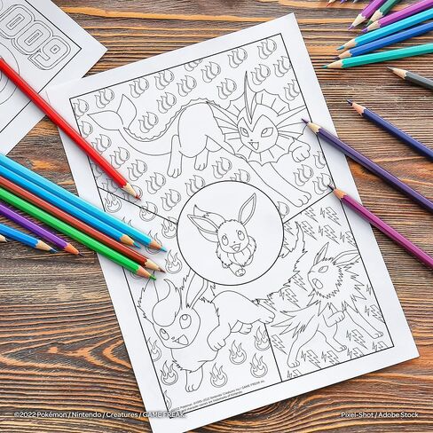 Pokemon 40 Page Advanced Coloring Book, Adult Coloring Bendon 54040 in Saudi Arabia