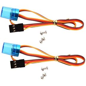 RC Car Police Flash Light,WONFAST 360° Rotation 5 Modes Ultra Bright LED Strobe Lights Compatible with 1/8 1/10 RC Mode Truck Car Accessory(2Pack Yellow) in Kuwait