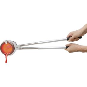 GongYi (5kg-6kg) Stainless Steel Clay Graphite Crucible Tongs Heavy Duty Clamp Pliers Holder for Metal Refining Casting Pouring Copper Gold Silver Melting Furnace Foundry Smelting Tool 26" in Kuwait