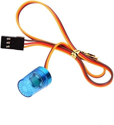 RC Car Police Flash Light,WONFAST 360° Rotation 5 Modes Ultra Bright LED Strobe Lights Compatible with 1/8 1/10 RC Mode Truck Car Accessory(2Pack Yellow) in Kuwait