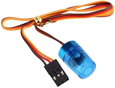RC Car Police Flash Light,WONFAST 360° Rotation 5 Modes Ultra Bright LED Strobe Lights Compatible with 1/8 1/10 RC Mode Truck Car Accessory(2Pack Yellow) in Kuwait