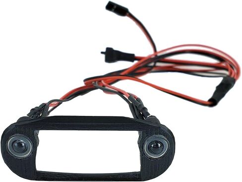 مجموعة المصابيح الأمامية LED RC-Hub لـ 1/24 محوري SCX24 AXI00002 RC الزاحف (أبيض) in Kuwait