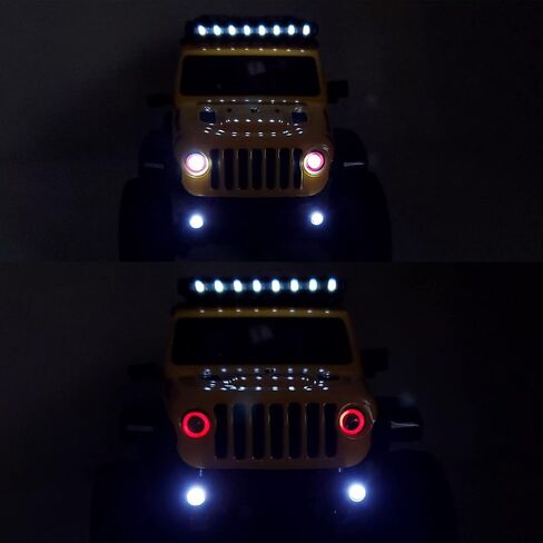 مجموعة المصابيح الأمامية LED RC-Hub لـ 1/24 محوري SCX24 AXI00002 RC الزاحف (أبيض) in Kuwait