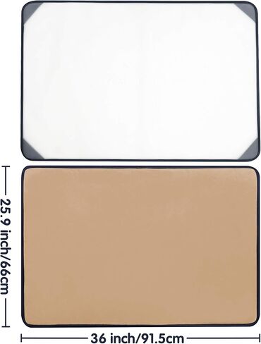 Tektalk Jigsaw Puzzle Board Portable Puzzle Mat for Puzzle Storage Puzzle Saver, Non-Slip Surface (Gray, Up to 1500 Pieces) in Kuwait