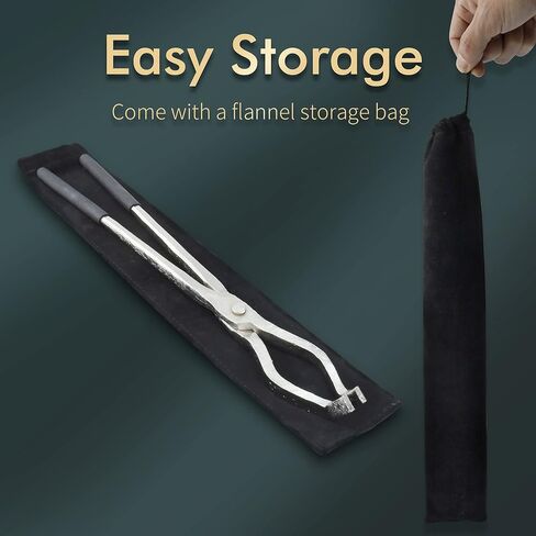 GONGYI 17" Hinge Style Crucible Tongs for Gold Copper Silver Bronze Recycle Metal Smelting Refining Casting Tool in Kuwait