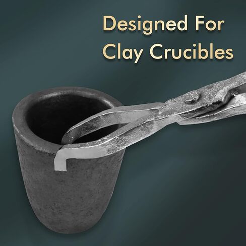 GONGYI 17" Hinge Style Crucible Tongs for Gold Copper Silver Bronze Recycle Metal Smelting Refining Casting Tool in Kuwait