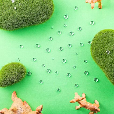 1400 Pieces Dewdrop Water Droplets Embellishments Dewdrop Simulation Round Waterdrop Resin Beads for DIY Scrapbooking Crafts Cell Phone Case Card Making(AB Color) in Saudi Arabia