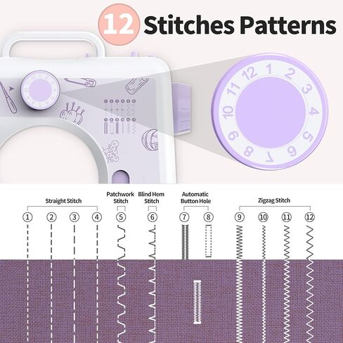 ماكينة خياطة KPCB 505 مع 12 غرزة صغيرة الحجم مع غرز خلفية in Kuwait