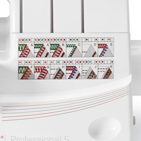 SINGER | Professional 14T968DC Serger Overlock with 2-3-4-5 Stitch Capability, 1300 Stitches per minute, & Self Adjusting - Sewing Made Easy,White in Saudi Arabia