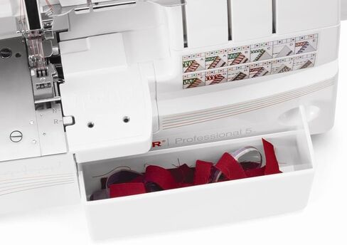 SINGER | Professional 14T968DC Serger Overlock with 2-3-4-5 Stitch Capability, 1300 Stitches per minute, & Self Adjusting - Sewing Made Easy,White in Saudi Arabia