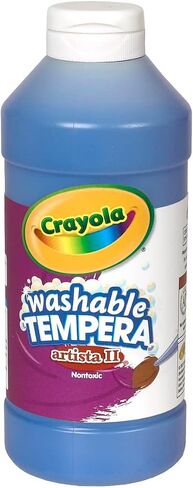 Crayola Artista II Washable Tempera Paint 16oz Blue in Saudi Arabia
