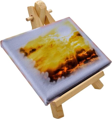 5.9 Inch Mini Wood Display Easel, 10 Pcs Tabletop Easels for Displaying Photos, Picthres in Kuwait