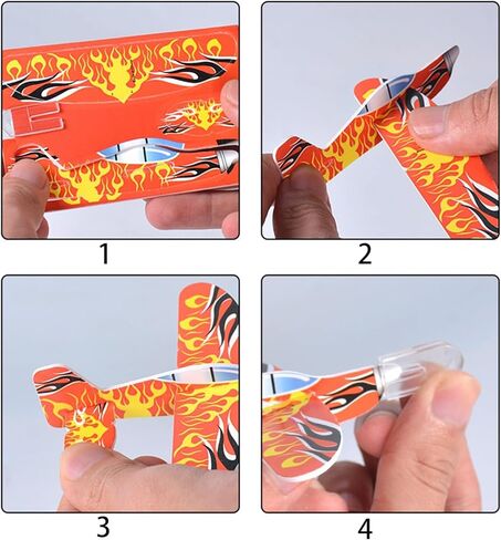 Duccsko 52 قطعة من الطائرات الشراعية الإسفنجية للأطفال، ألعاب الطائرات الورقية السائبة، هدايا عيد الميلاد، هدايا حفلات الطائرات للأولاد والبنات، حشوات حقائب الهدايا، ألعاب صندوق الكنز لجوائز مكافآت الفصل الدراسي in Kuwait