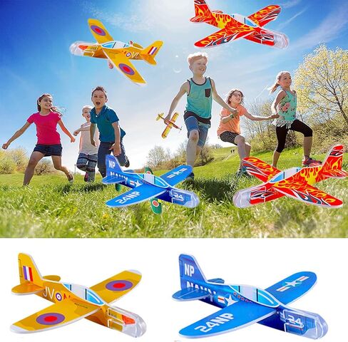 Duccsko 52 قطعة من الطائرات الشراعية الإسفنجية للأطفال، ألعاب الطائرات الورقية السائبة، هدايا عيد الميلاد، هدايا حفلات الطائرات للأولاد والبنات، حشوات حقائب الهدايا، ألعاب صندوق الكنز لجوائز مكافآت الفصل الدراسي in Kuwait