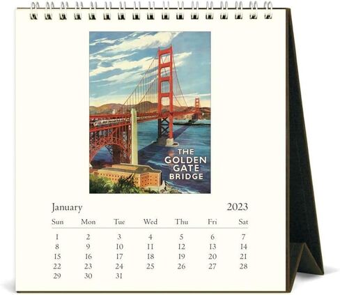 أوراق كافاليني وشركاه، سان فرانسيسكو آرت 2023 تقويم الحامل in Kuwait