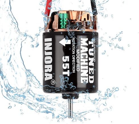 INJORA 540 Brushed Motor 35T Waterproof Motor for 1/10 RC Cralwer（35T） in Saudi Arabia