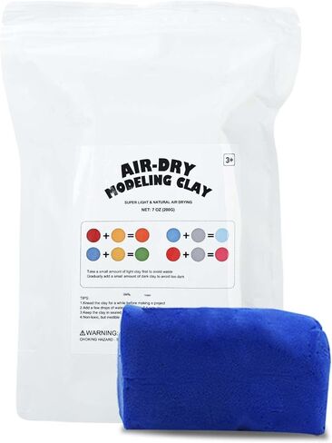 Modeling Clay for Kids, VANJETO Molding Magic Clay for Kids Air Dry, Super Soft Clay for DIY Slime, Ultra Light Air Dry Modeling Clay for Toddlers Children Teens, 7 OZ/Bag in Kuwait