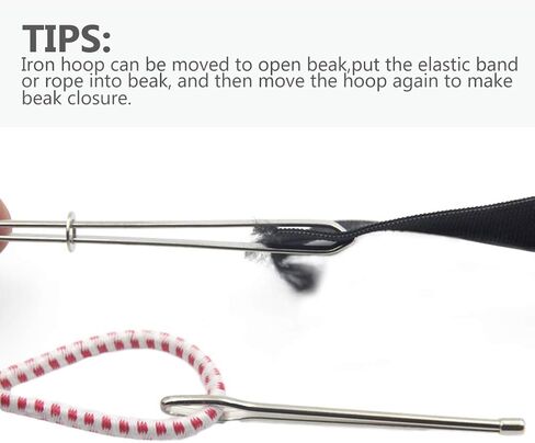 9 قطع من ادوات الخيط للخيوط من تيويول، مجموعات بديلة سهلة الخيط برباط سحب مرن، خطاف تقليب حلقي، خيط سلك مرن مسطح، ملاقط معدنية in Kuwait